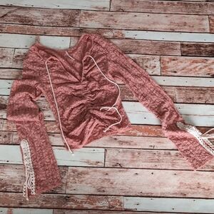 Free People lace shirt